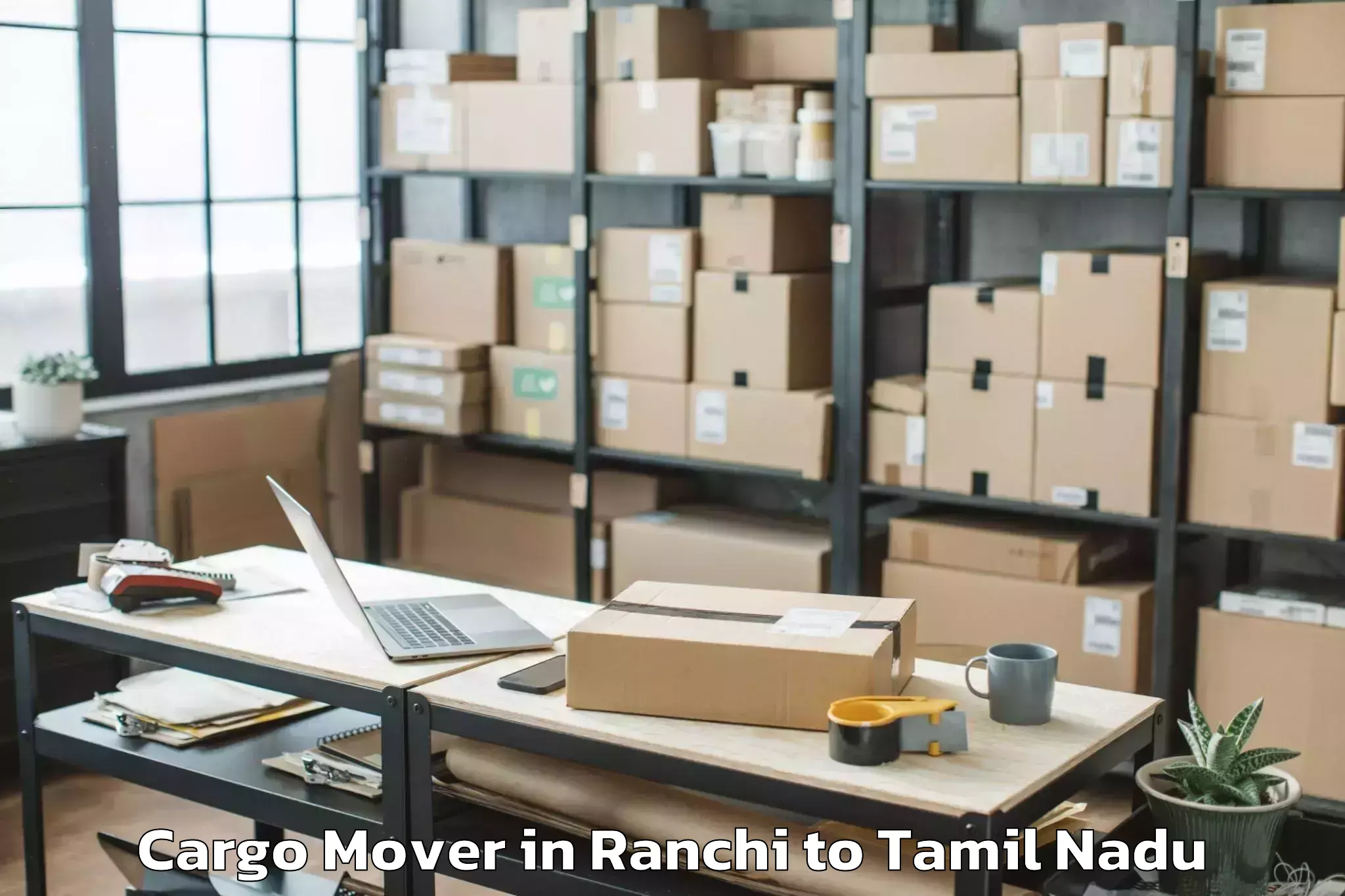 Hassle-Free Ranchi to Gandarvakkottai Cargo Mover